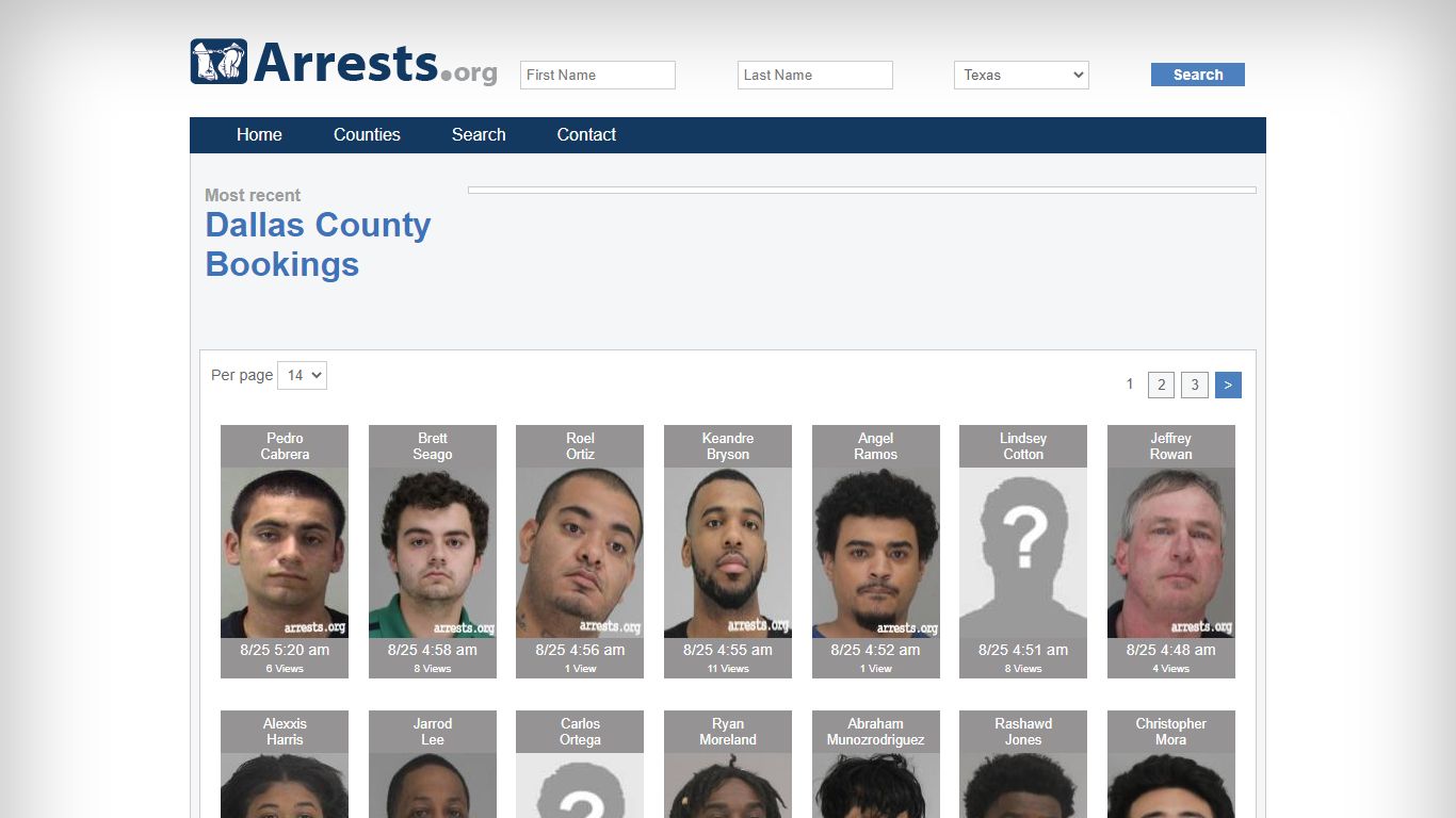 Dallas County Arrests and Inmate Search